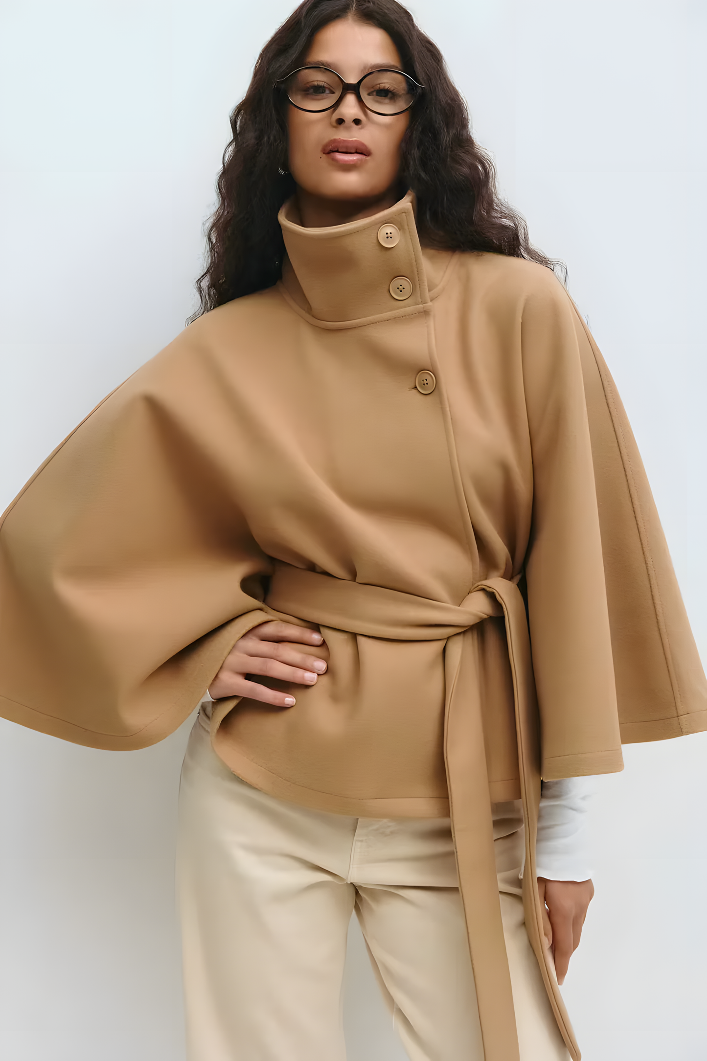Nishavee Cape-Belt Jacket