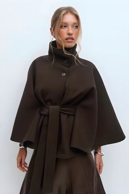 Nishavee Cape-Belt Jacket