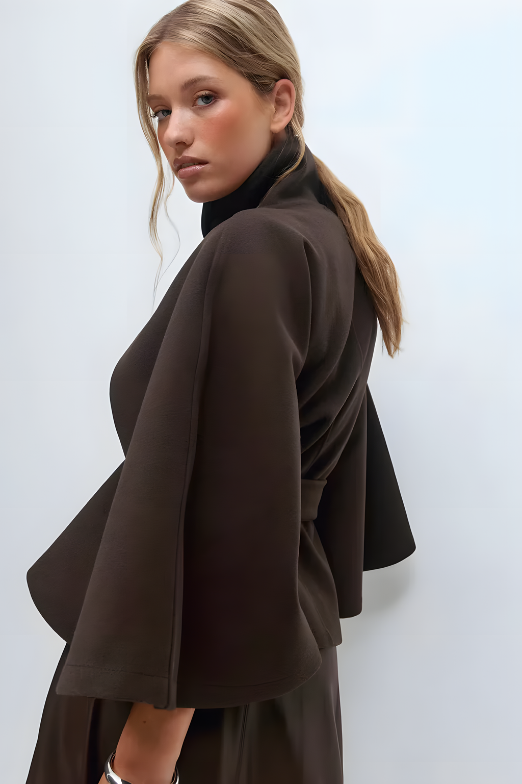 Nishavee Cape-Belt Jacket