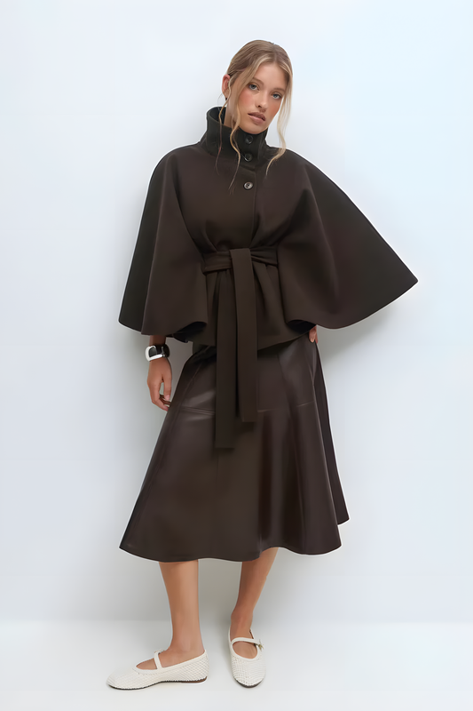 Nishavee Cape-Belt Jacket