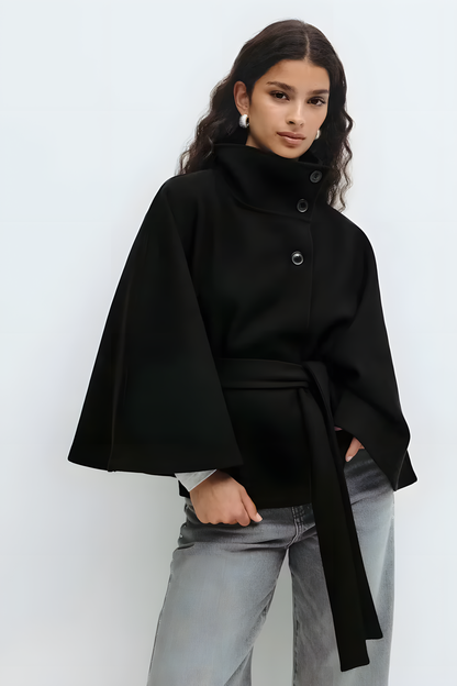 Nishavee Cape-Belt Jacket