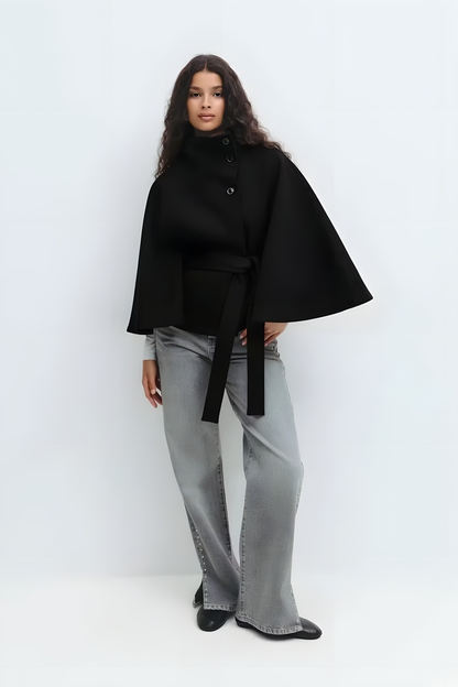 Nishavee Cape-Belt Jacket