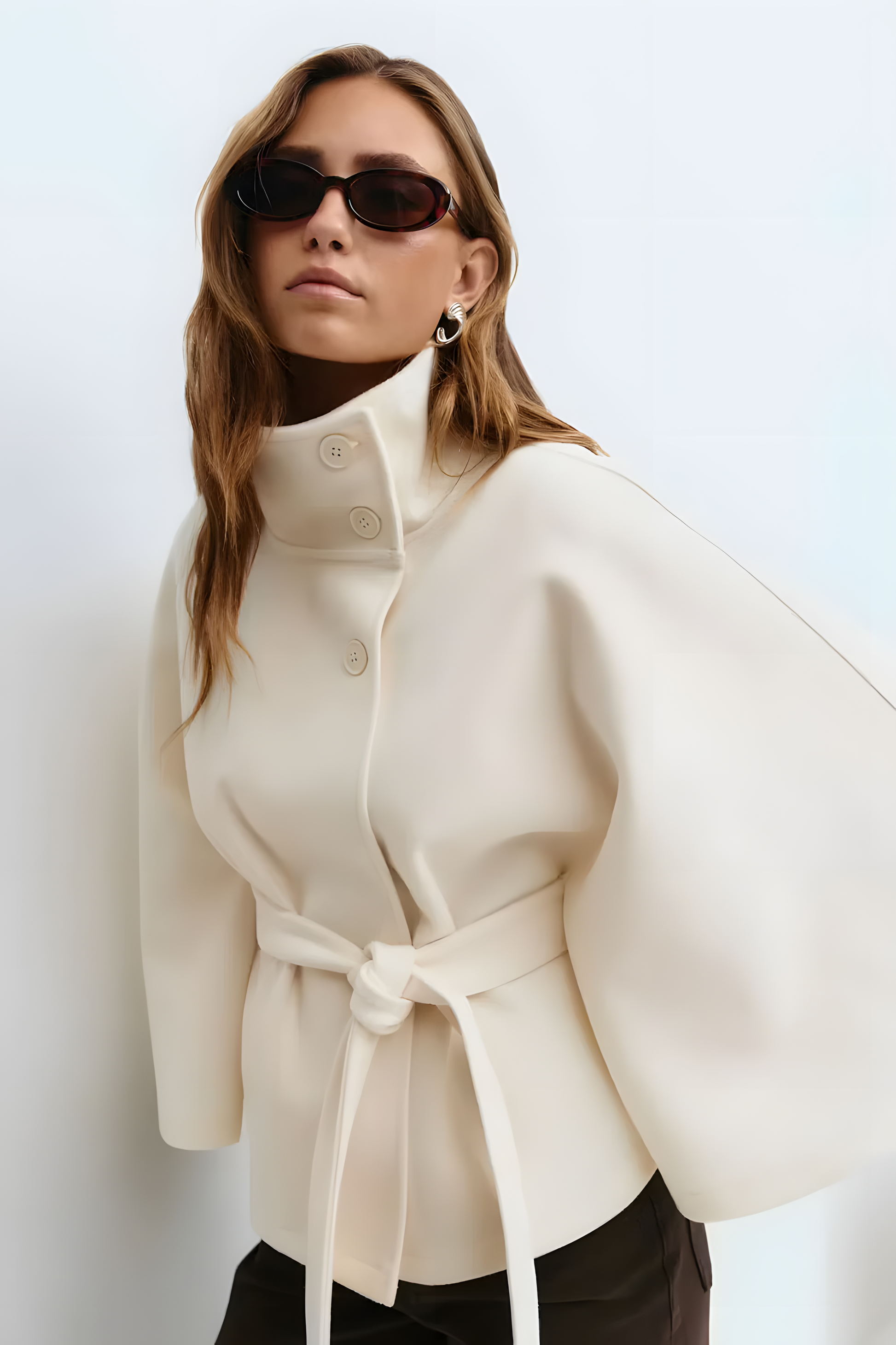 Nishavee Cape-Belt Jacket