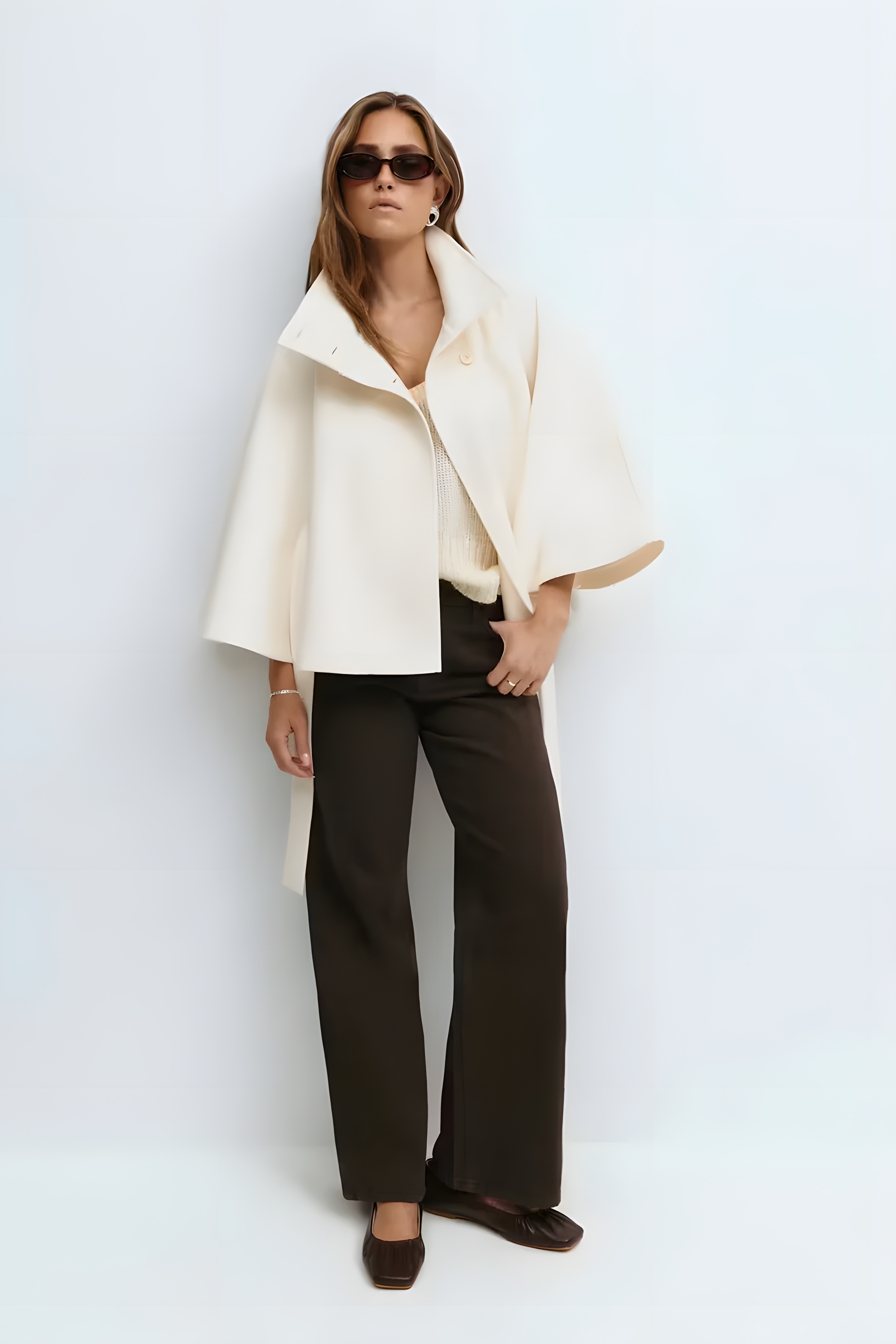 Nishavee Cape-Belt Jacket