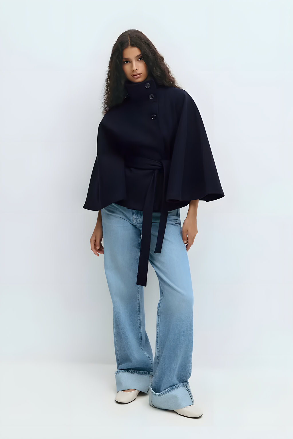 Nishavee Cape-Belt Jacket