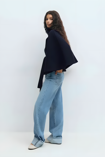 Nishavee Cape-Belt Jacket