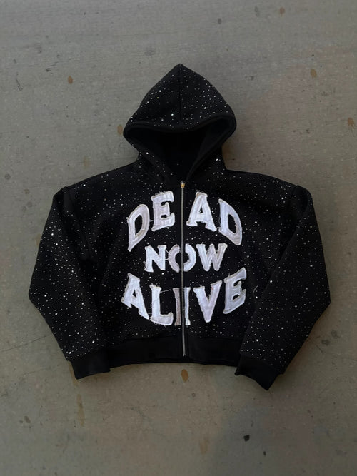 "In Jesus We Trust" Rhinestone Hoodie