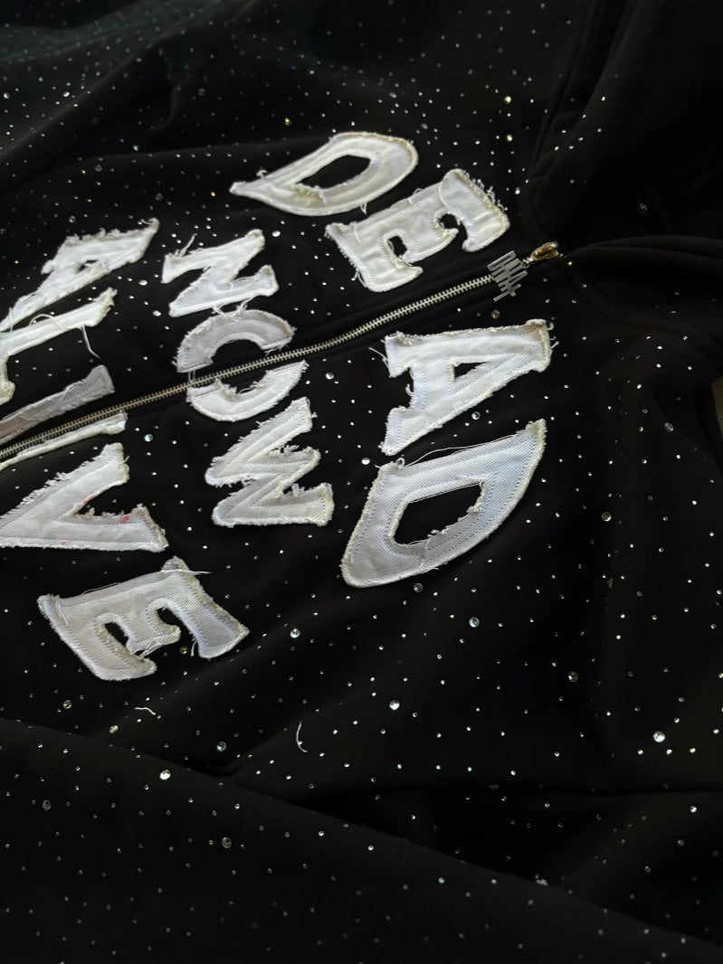 "In Jesus We Trust" Rhinestone Hoodie