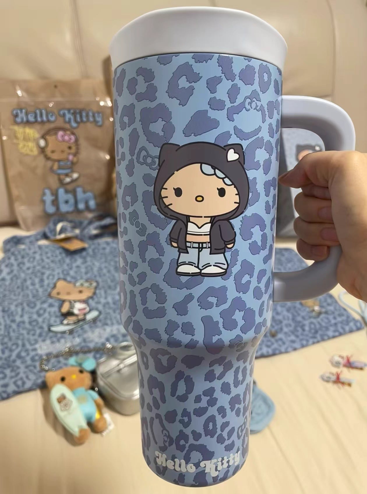 Cheetah Kitty 40 oz Tumbler