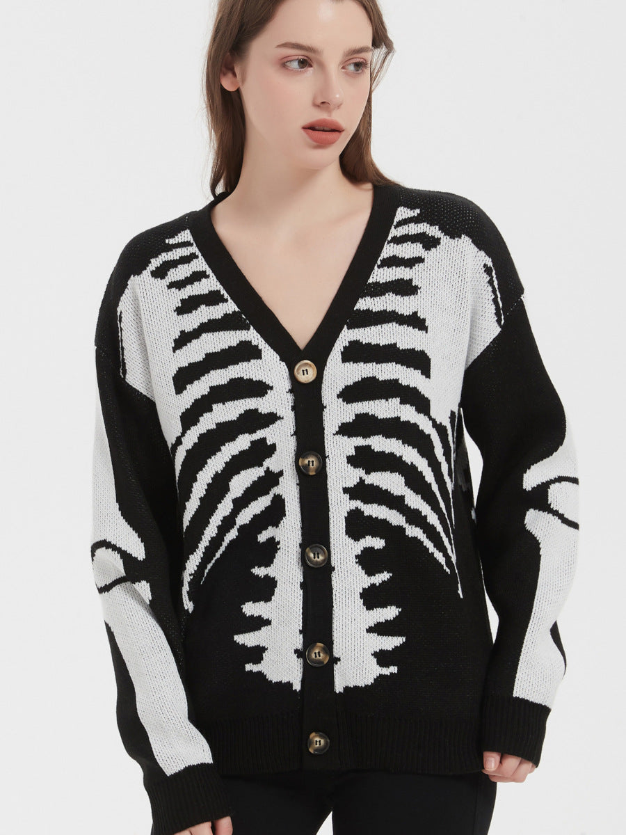 🎃Skeleton Cardigan No.157