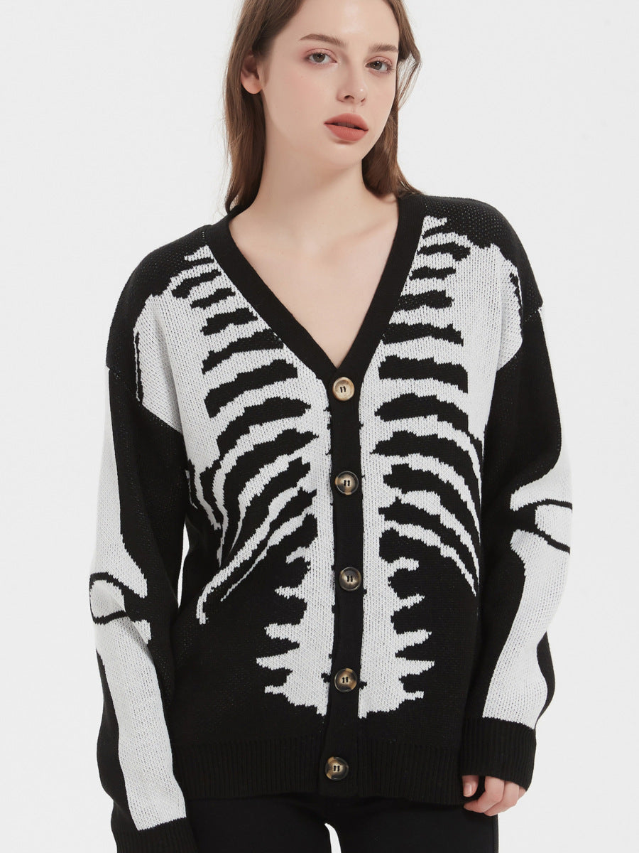 🎃Skeleton Cardigan No.157