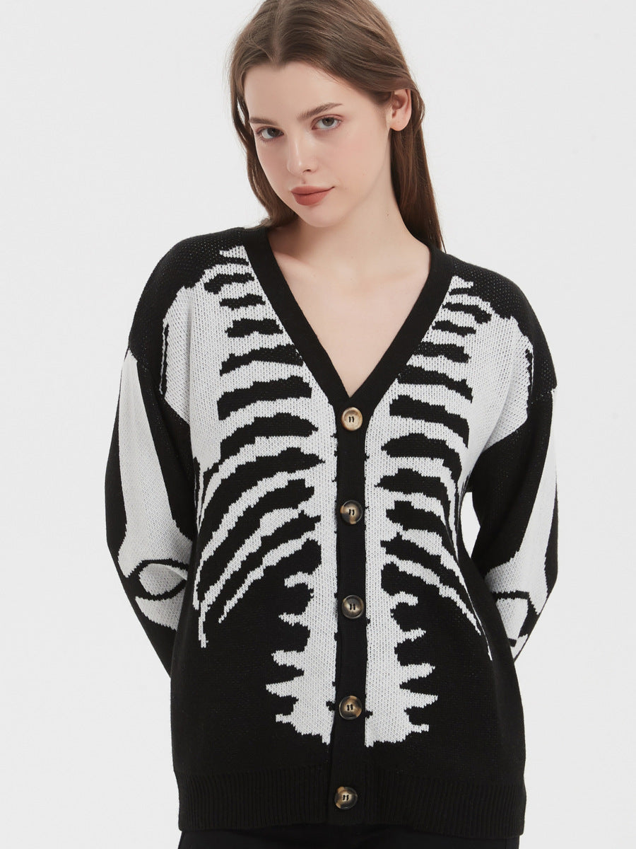 🎃Skeleton Cardigan No.157
