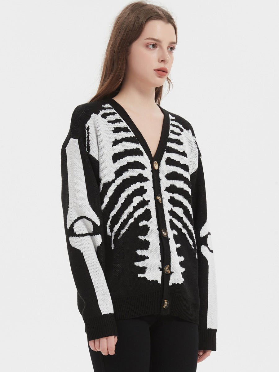 🎃Skeleton Cardigan No.157