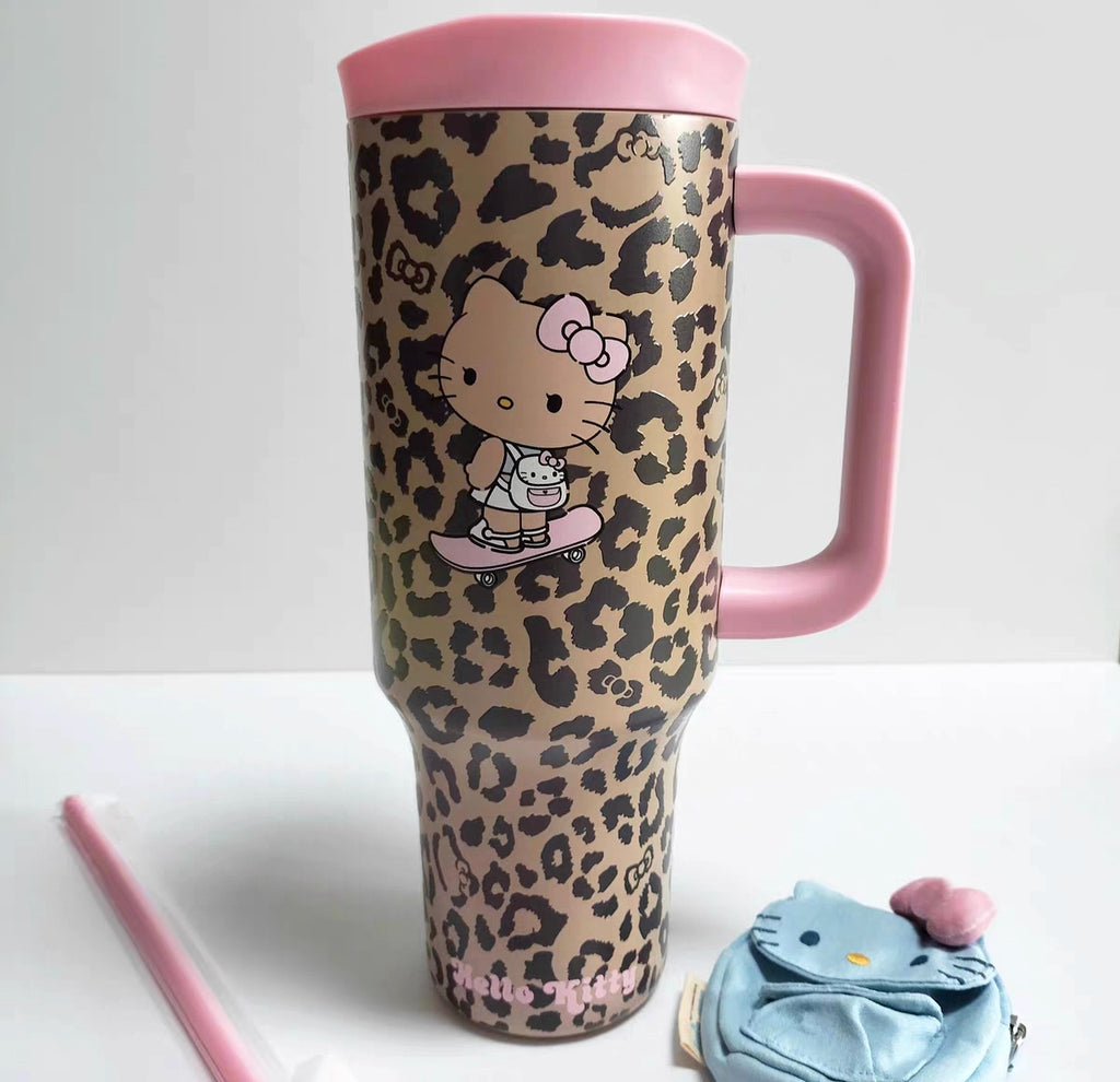 Cheetah Kitty 40 oz Tumbler