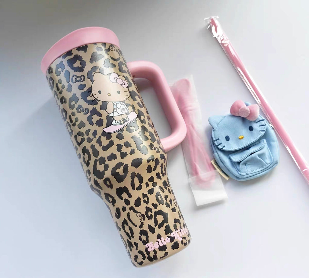 Cheetah Kitty 40 oz Tumbler