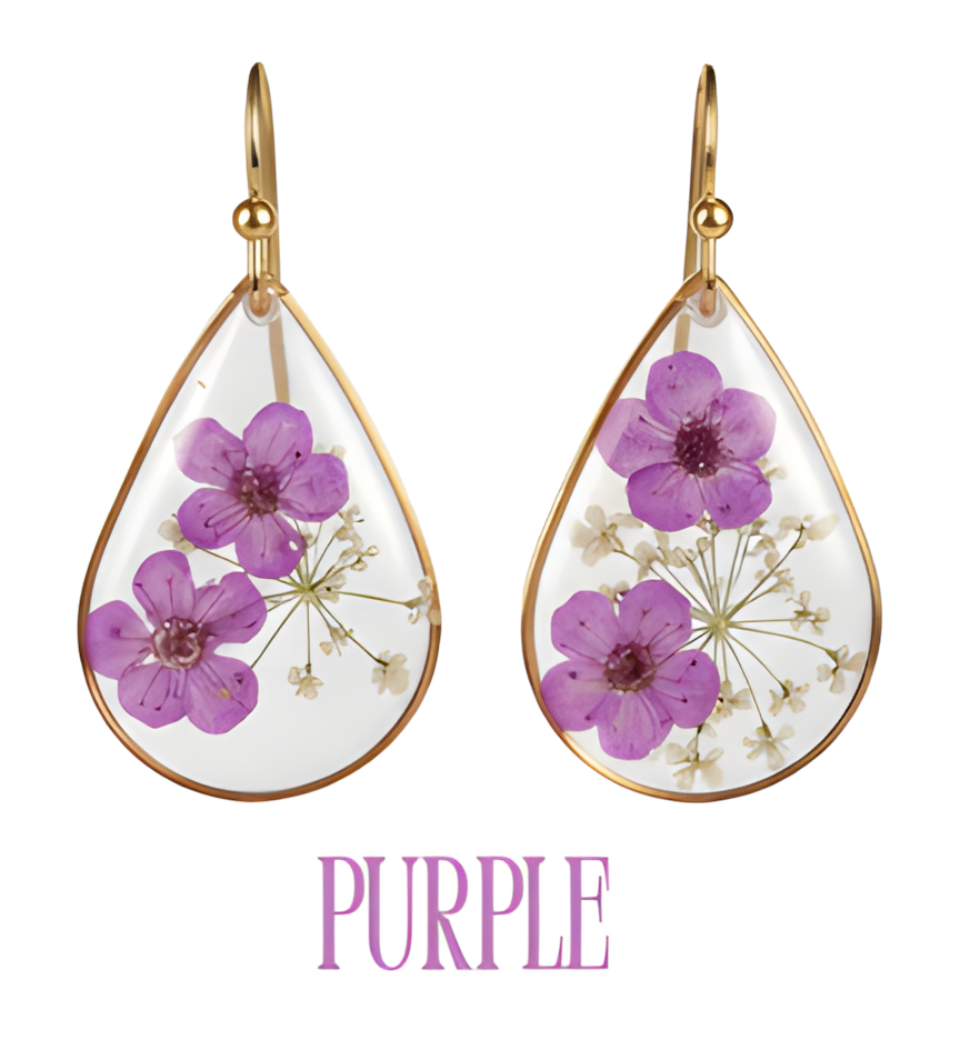 Dried Flower Earrings - Collection #1