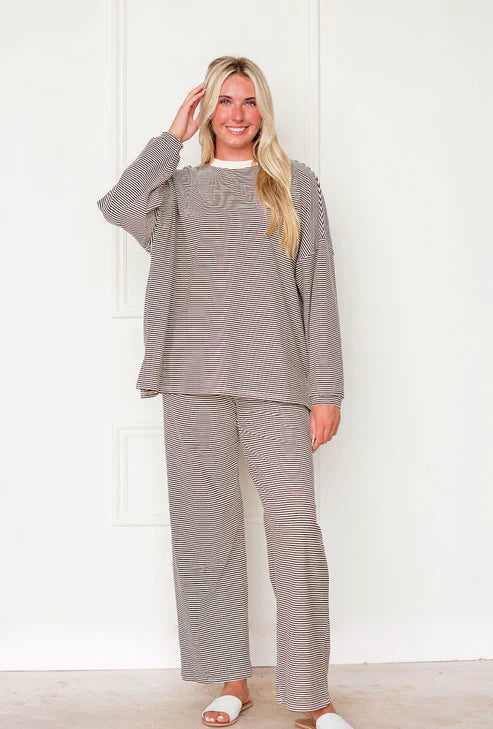 Striped Lounge Set