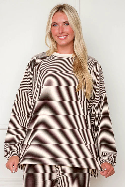 Striped Lounge Set